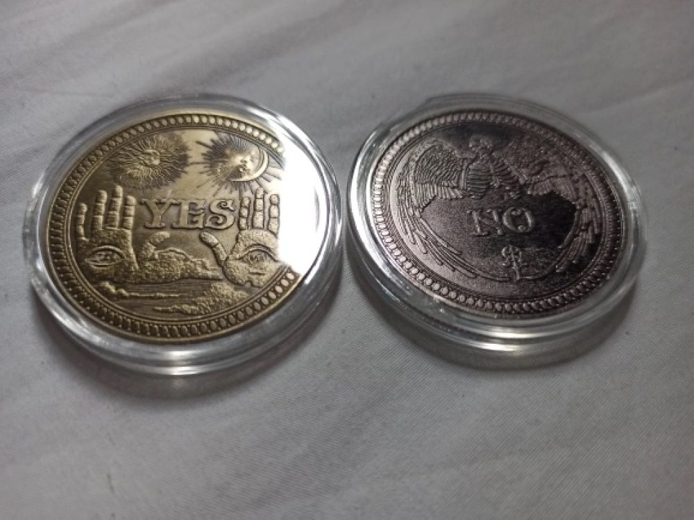 Monedas OUIJA - ORÁCULO SI Y NO - Imagen 2