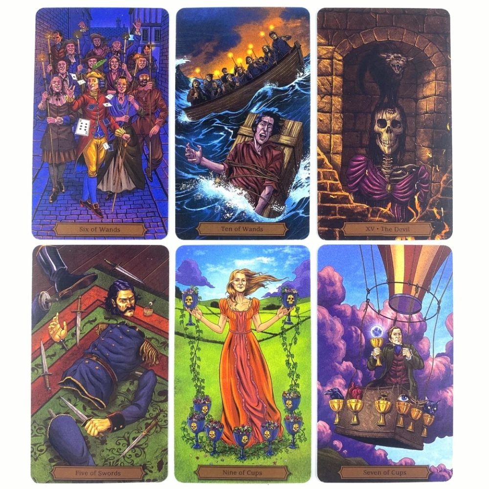 Edgar Allan Poe Tarot (alternativo en inglés) - Imagen 4